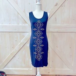 Nordstrom Rack Navy Tribal Dress